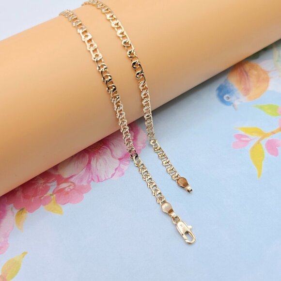 "Chunky Rose Gold Chain Necklace for Bold Statement Look, 19.7 Inch, XPNL0079 - Picture 6 of 12